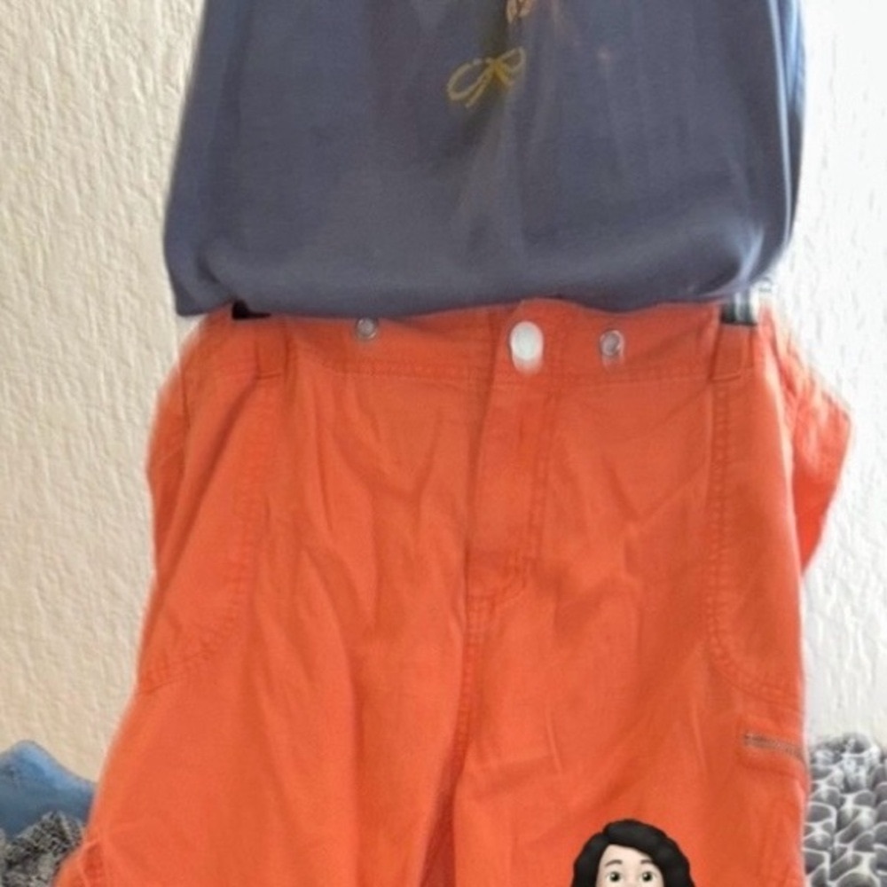 Orange Cargo Pants